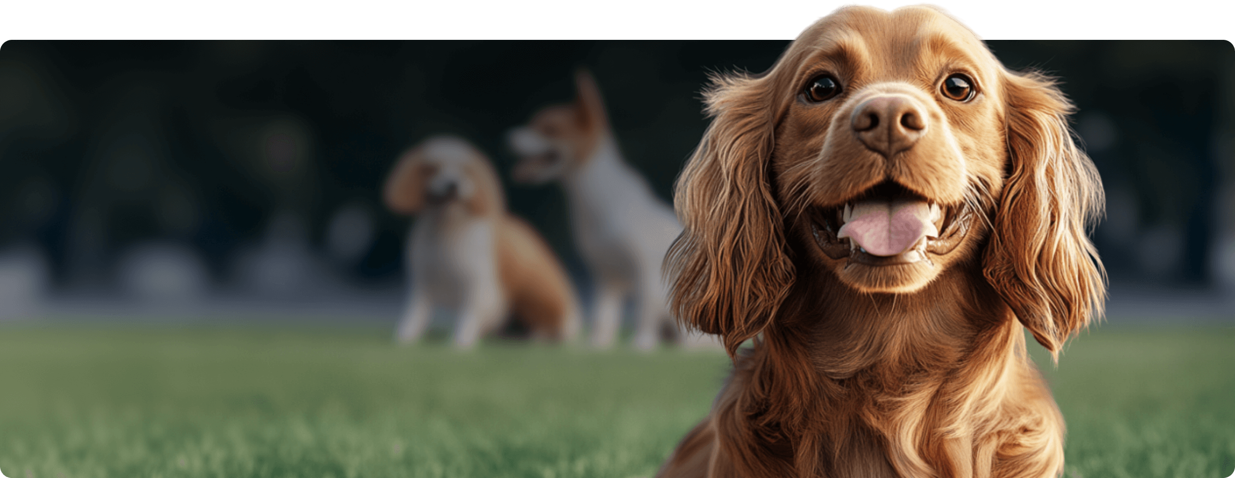 Happy dog